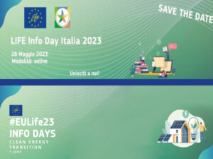 Infoday Programma LIFE: 26 maggio e 1 giugno 2023.