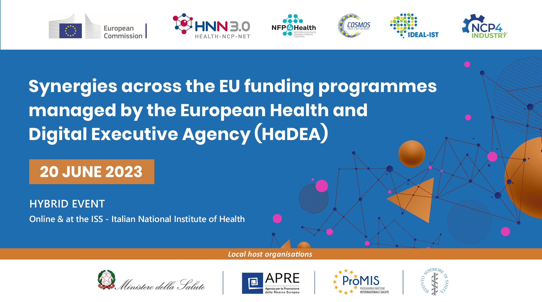 HaDEA Synergies across the EU funding programmes managed by the European Health and Digital Executive Agency
