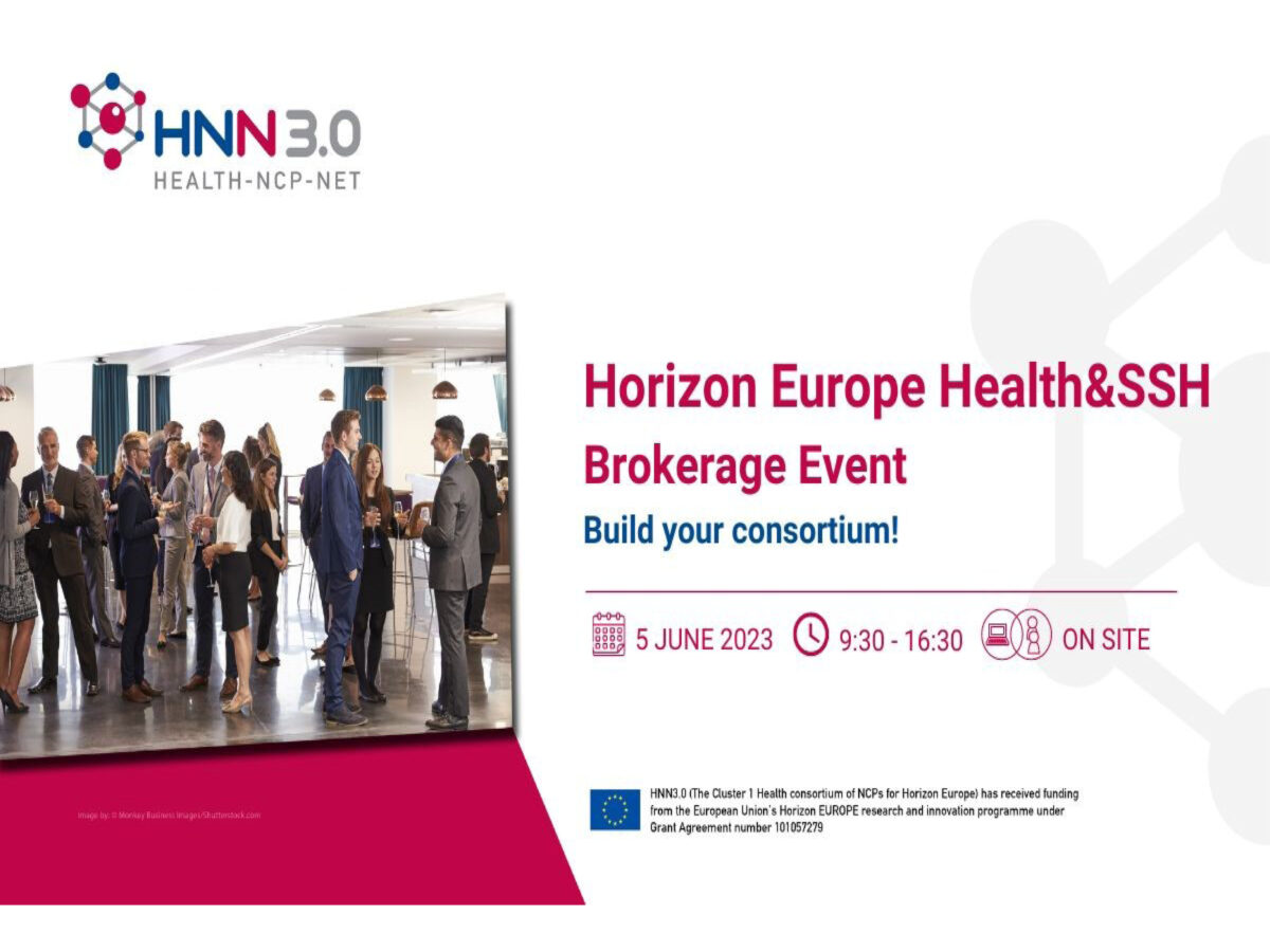 5 giugno 2023 - Brokerage Event - HNN3.0 - “Horizon Europe Health & SSH"