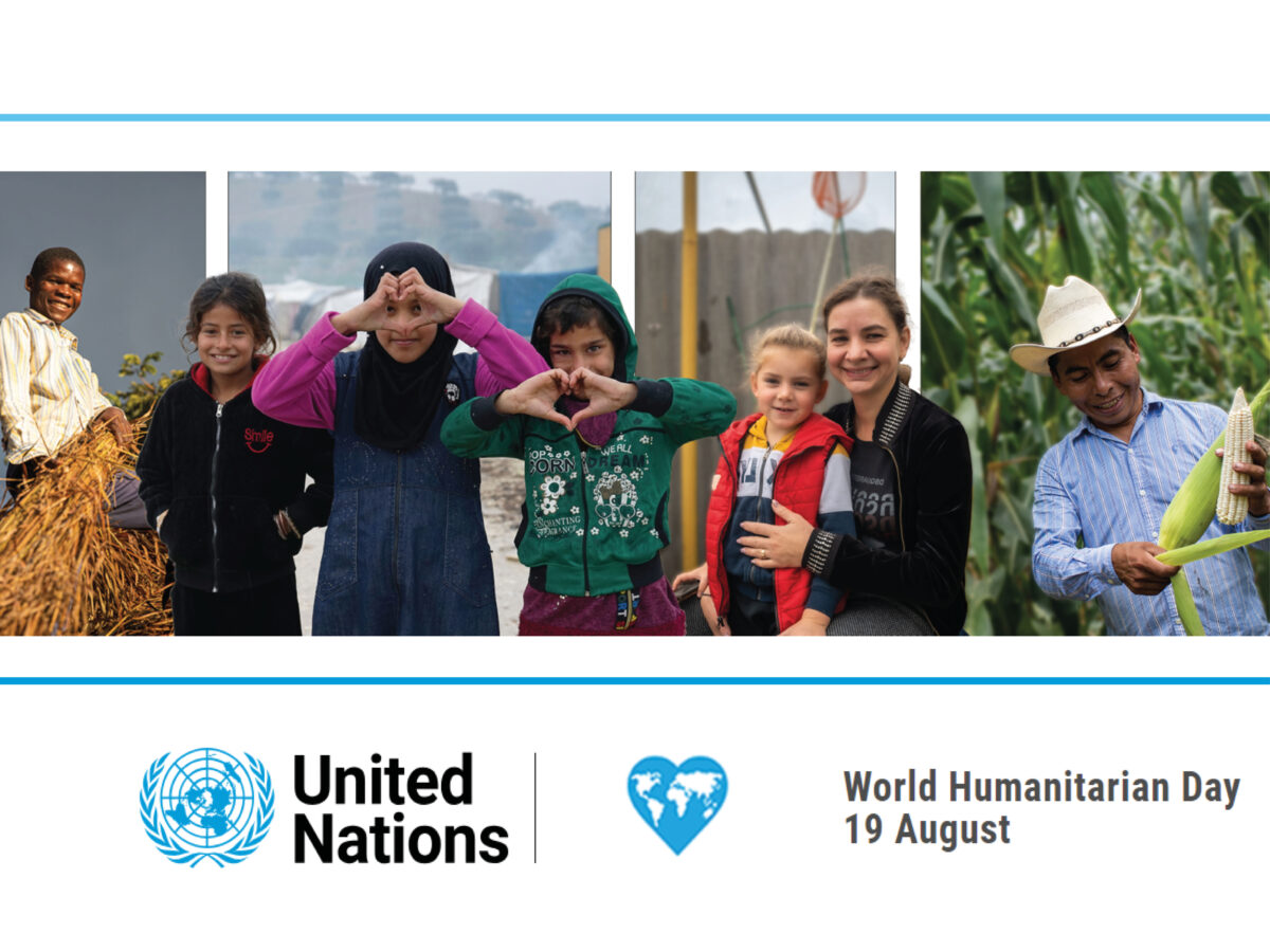 Giornata Mondiale dell’Aiuto Umanitario – 19 agosto 2023