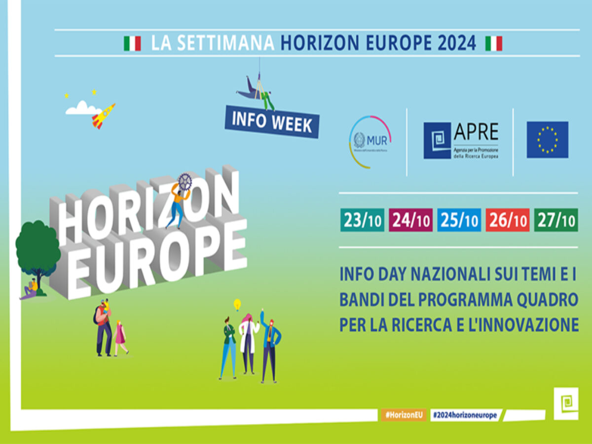 Info day nazionali: la Settimana dei bandi Horizon Europe 2024