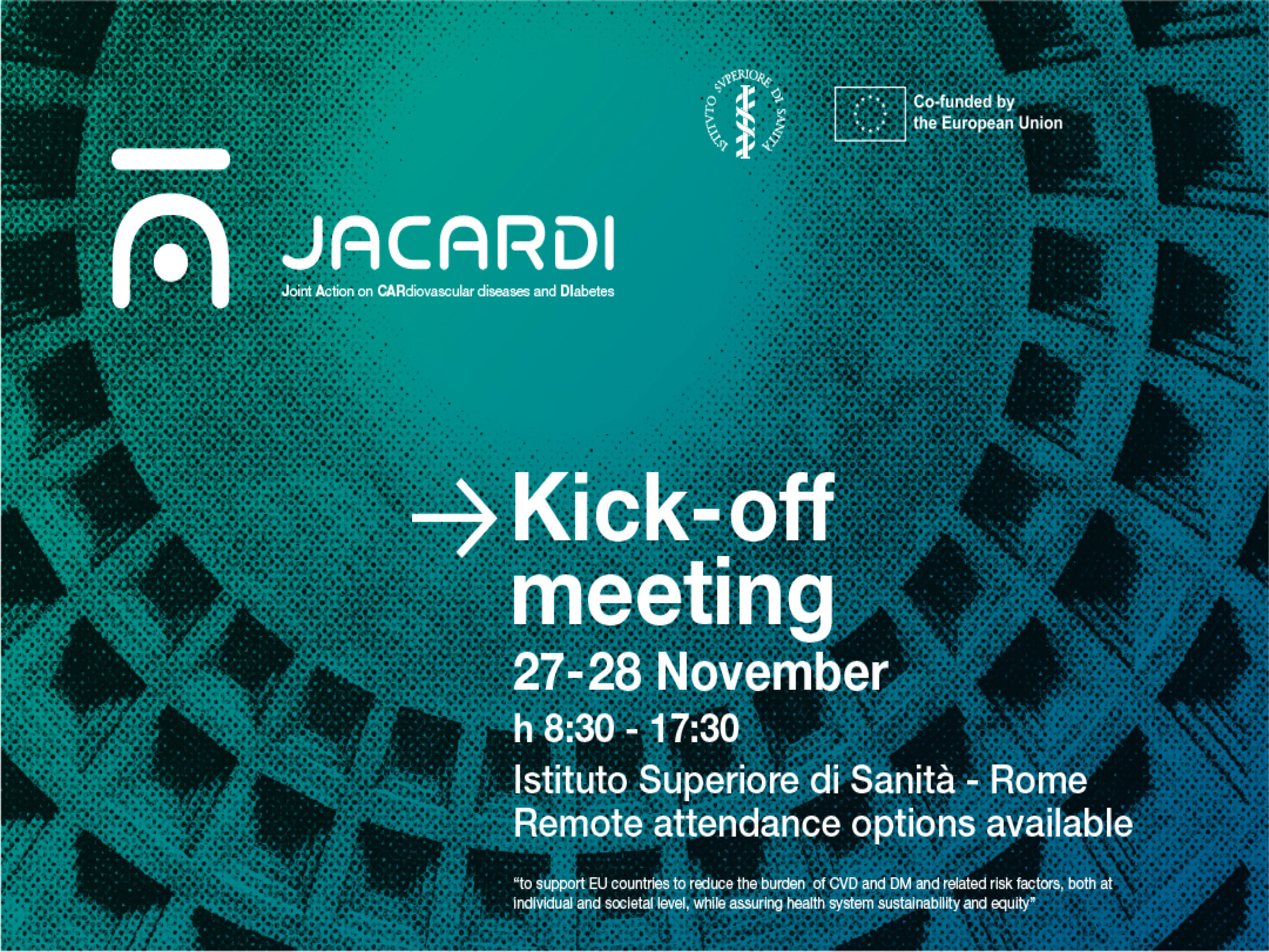 JACARDI: Kick-off meeting il 27 e 28 Novembre a Roma