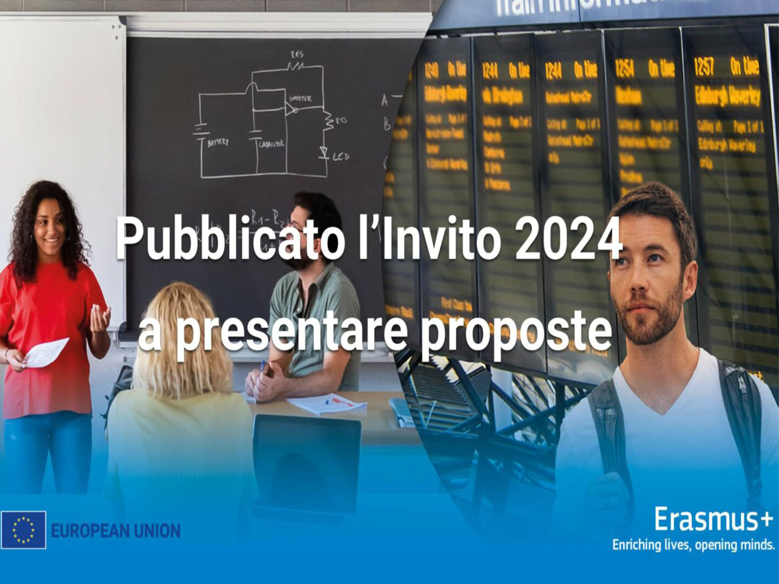 Erasmus+ 2024: nuovo invito a presentare proposte