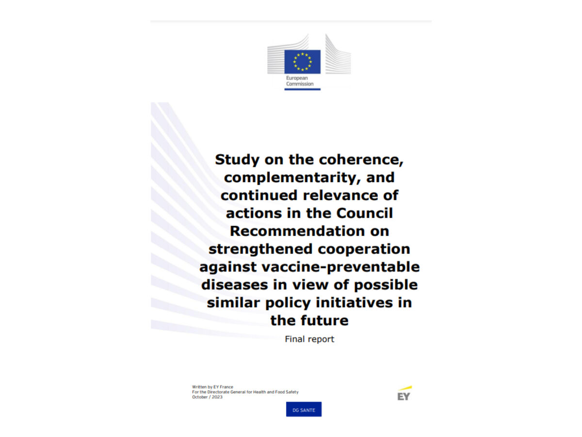 Studio sulle azioni di cooperazione rafforzata contro le malattie prevenibili con vaccino