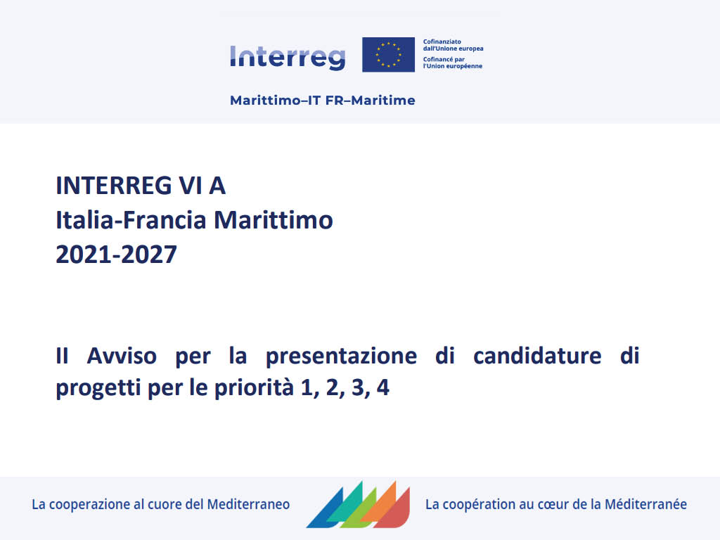 INTERREG Italia-Francia Marittimo: Pubblicata la 2° call