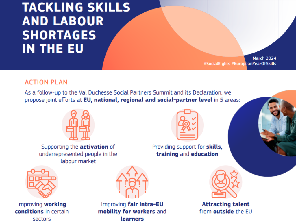 Commissione UE: Il piano d'azione contro le carenze di forza lavoro