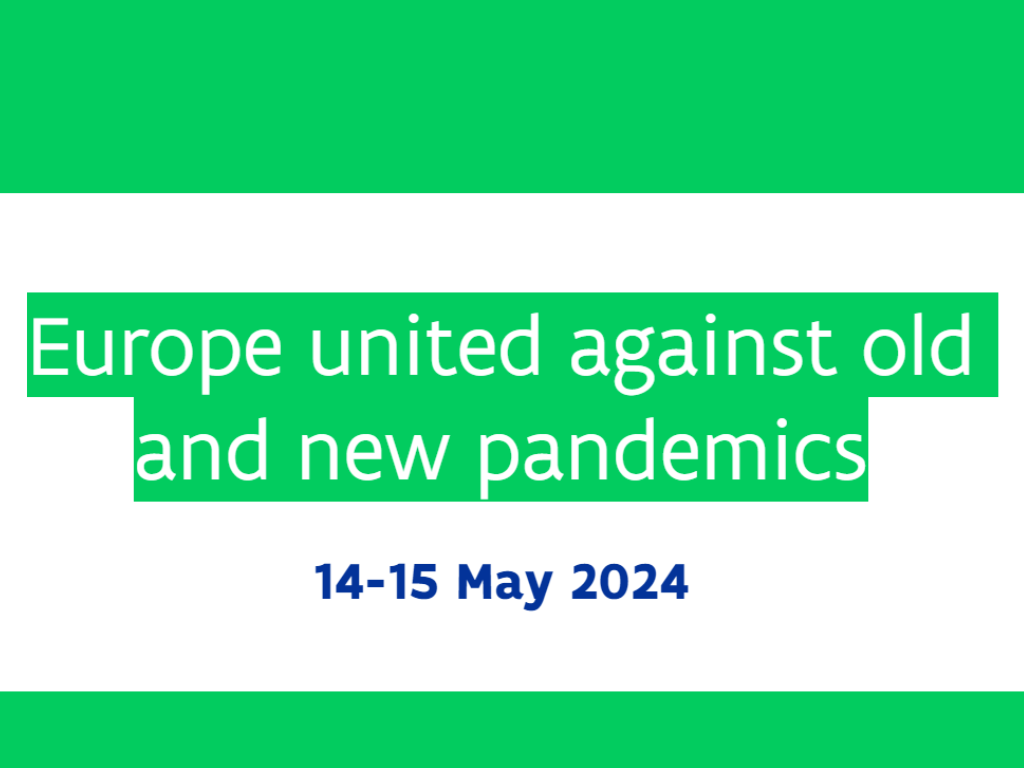 Evento "Un’Europa unita contro vecchie e nuove pandemie"
