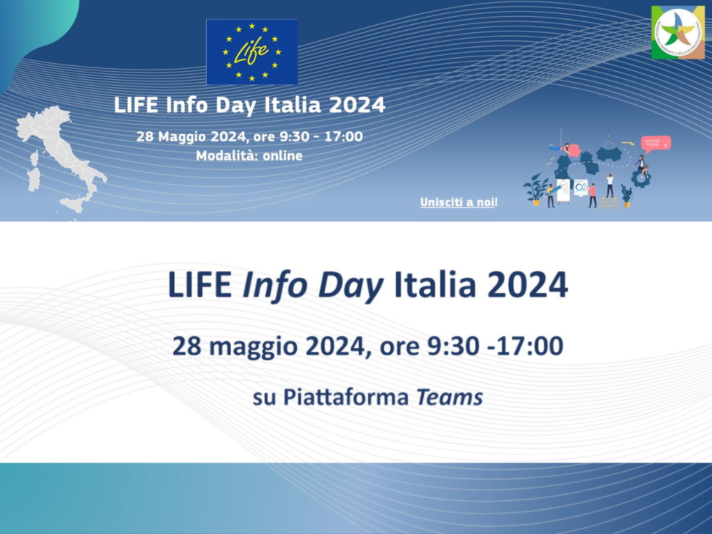 LIFE Info Day ITALIA 2024: Calls for proposals 2024
