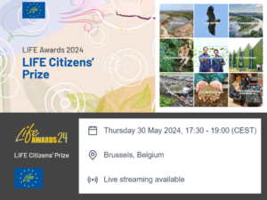 È possibile votare i progetti finalisti del LIFE Awards 2024