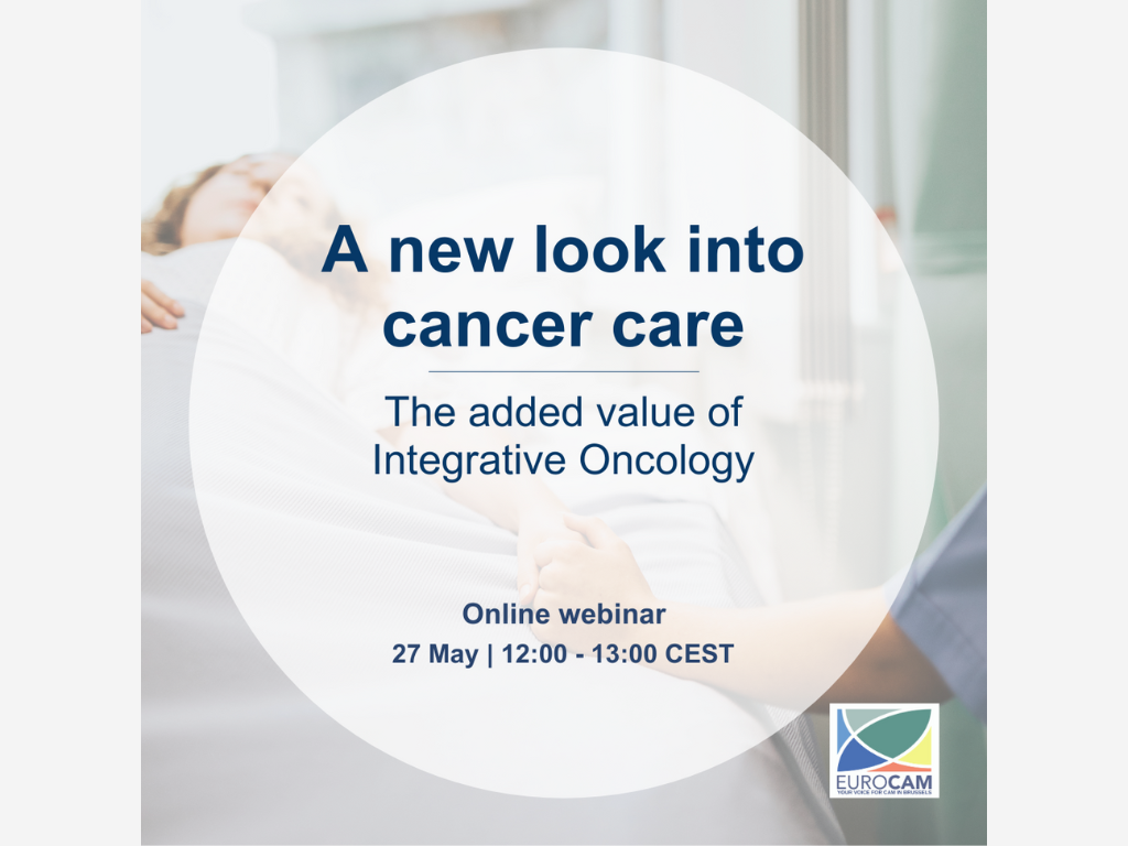 Webinar "Un nuovo sguardo alle cure oncologiche: il valore aggiunto dell'oncologia integrativa"