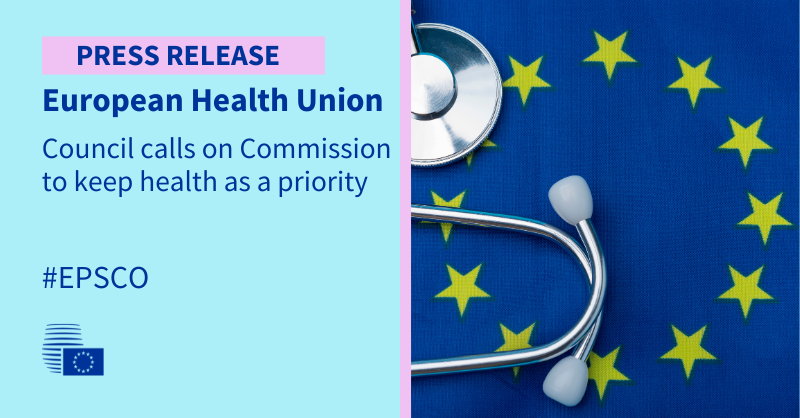 il Consiglio ha approvato le conclusioni intitolate "Il futuro dell'Unione europea della salute: un'Europa che cura, prepara e protegge", definendo le aree chiave per la politica sanitaria dell'UE.