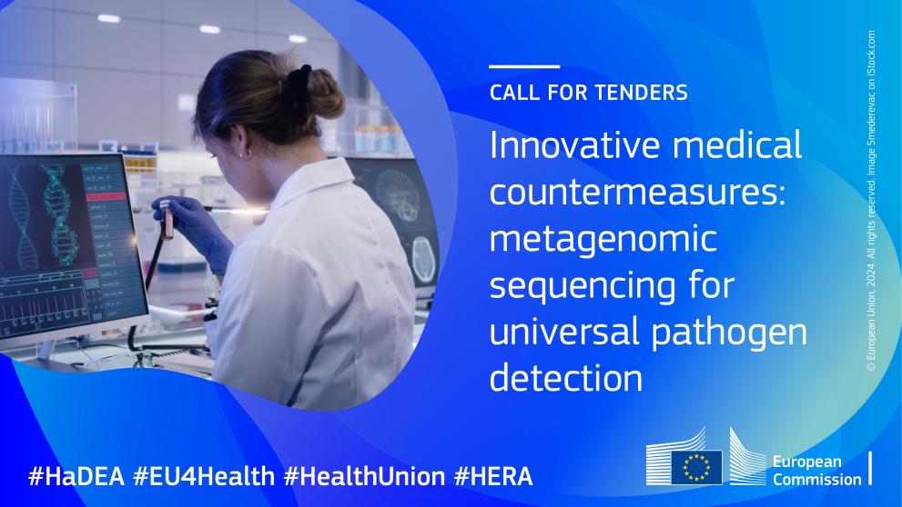 EU4Health bando per contromisure mediche sul rilevamento di patogeni