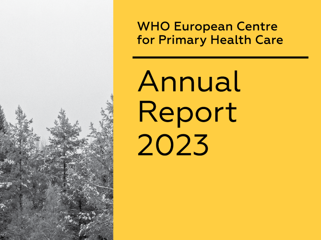 Centro UE per l’assistenza sanitaria di base OMS: pubblicato il Rapporto 2023