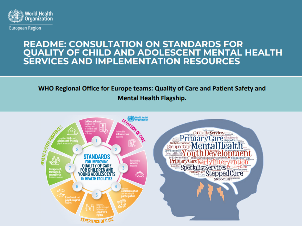 OMS: Consultazione sugli standard di qualità per i servizi di salute mentale per bambini e adolescenti