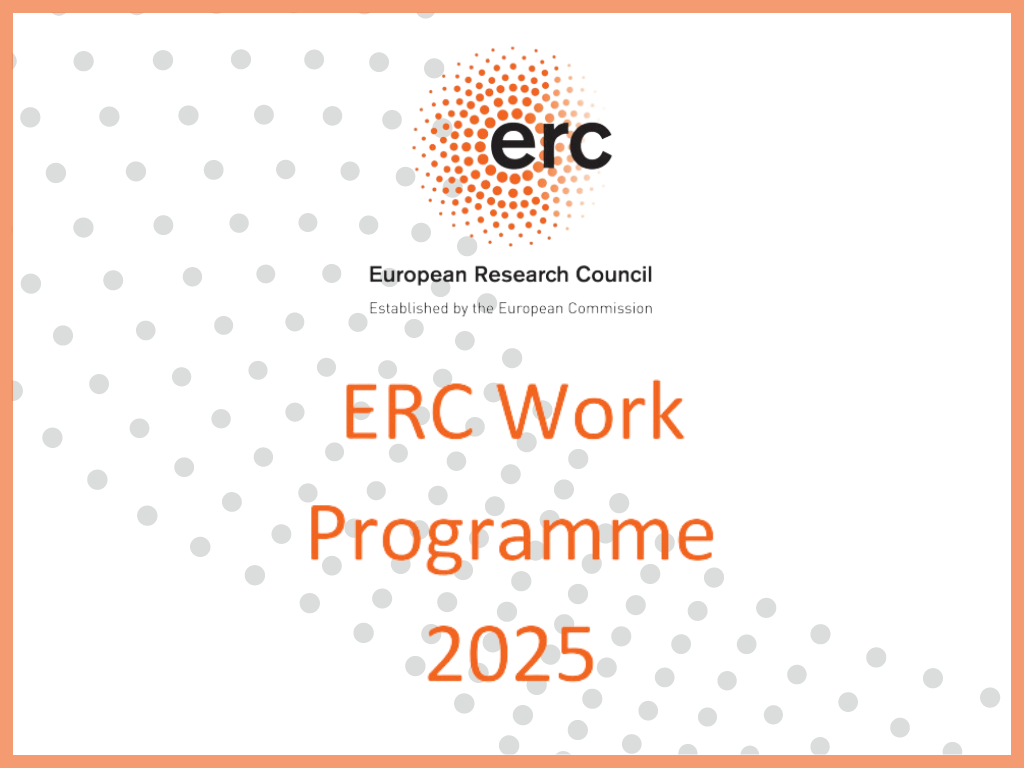 European Research Council: adottato il programma di lavoro 2025