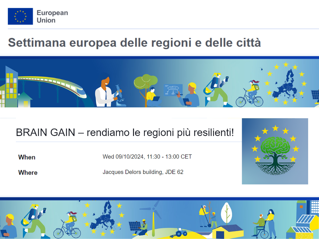 Workshop "BRAIN GAIN – making regions more resilient!"