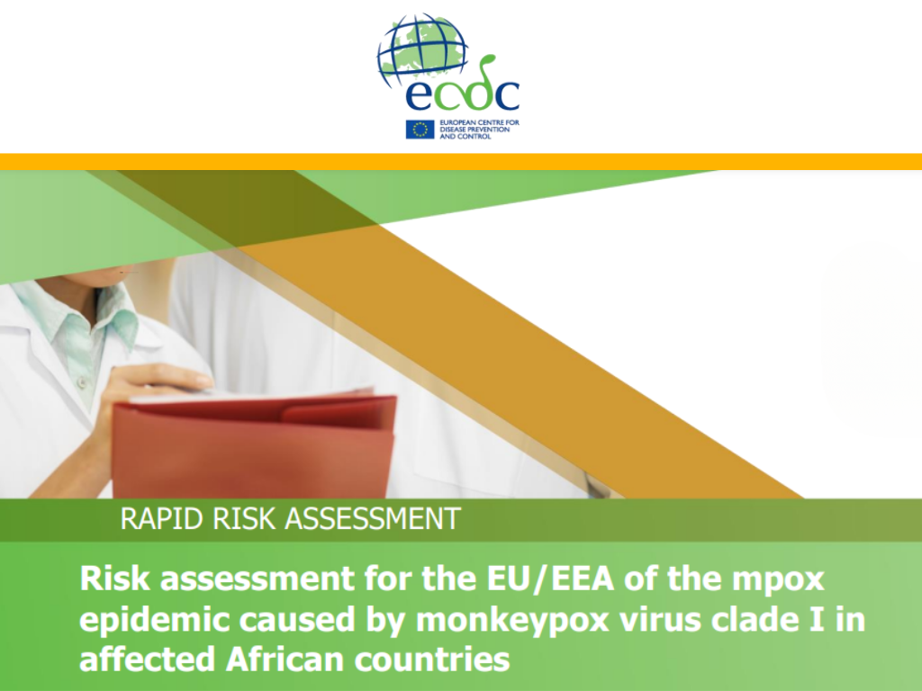 Raccomandazione ECDC sulla diffusione del virus Mpox