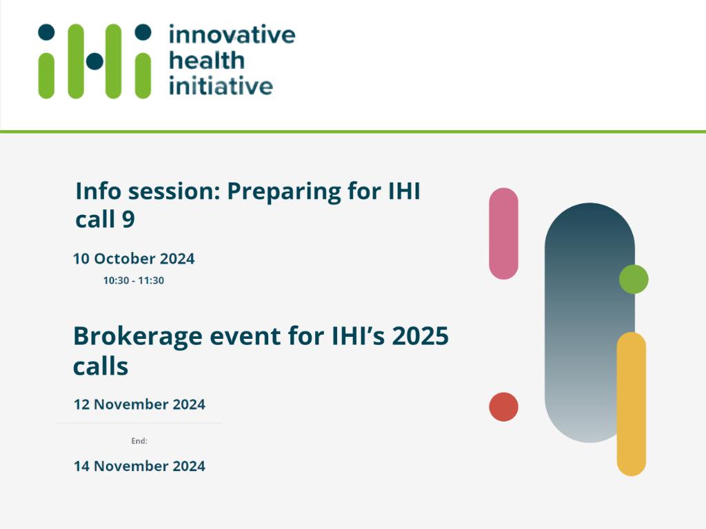 Innovative Health Initiative: Info session Call 9 e Brokerage Event