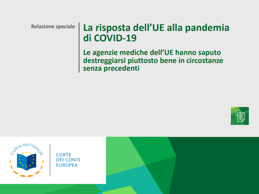 COVID-19: Relazione dell’ECA sulla risposta dell’UE alla pandemia