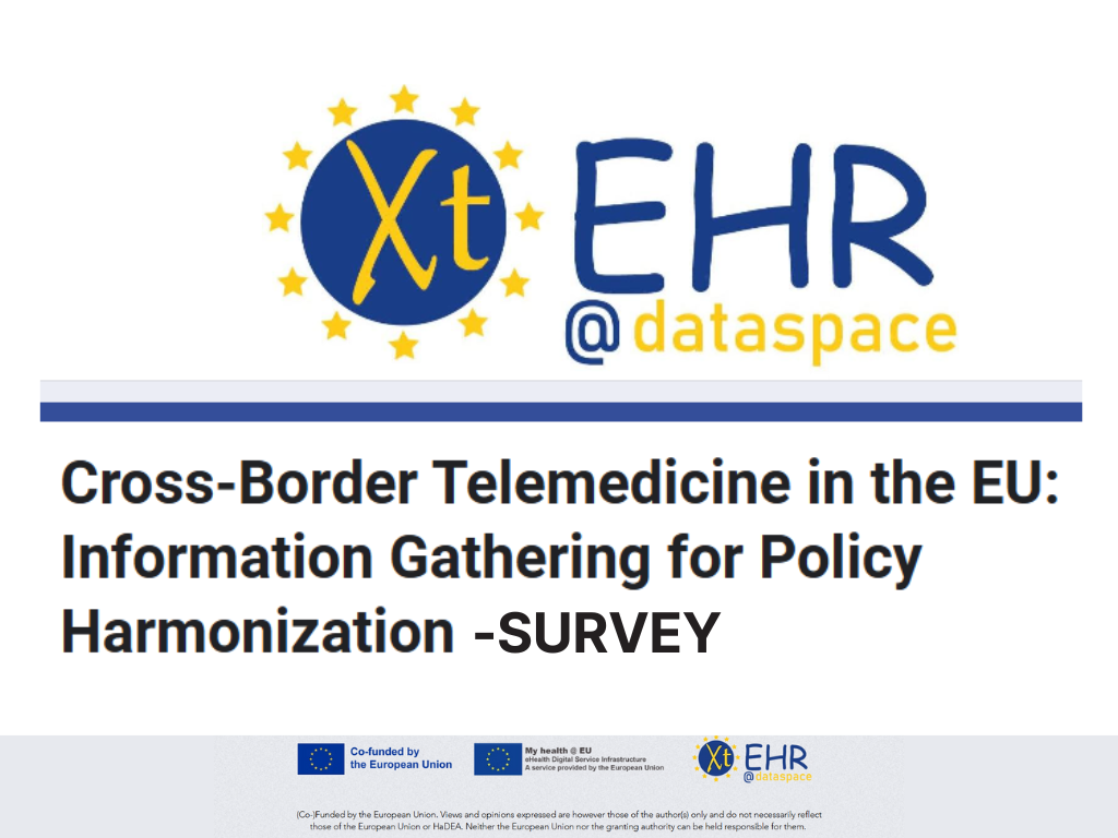 Survey JA Xt-EHR per contributi in tema di Telemedicina Transfrontaliera