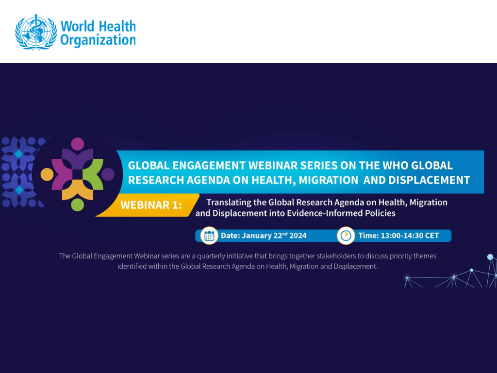 OMS: webinar sull’Agenda Globale di Ricerca su salute e migrazione