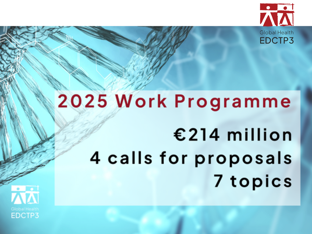 EDCTP3: pubblicato il Programma di Lavoro 2025