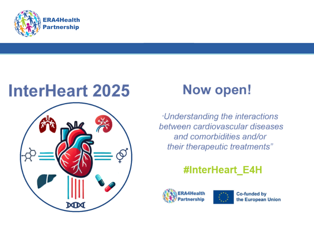 ERA4Health lancia il bando InterHeart 2025