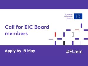 Call for Applications – Entra a far parte del Consiglio dell’EIC