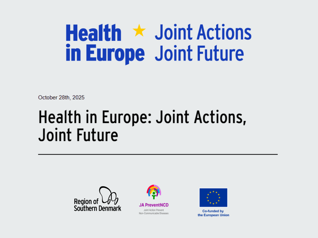 Evento "Health in Europe: Joint Actions, Joint Future"