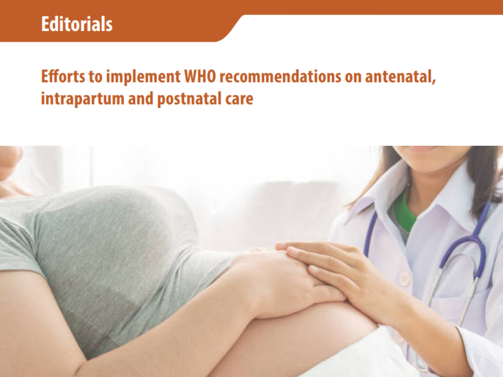 Raccomandazioni OMS: Assistenza materna e neonatale