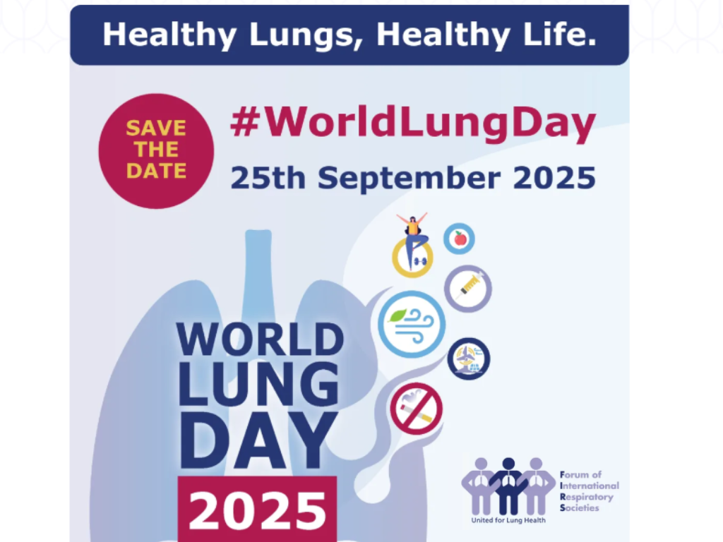 25 settembre: Giornata mondiale del polmone (World Lung Day)