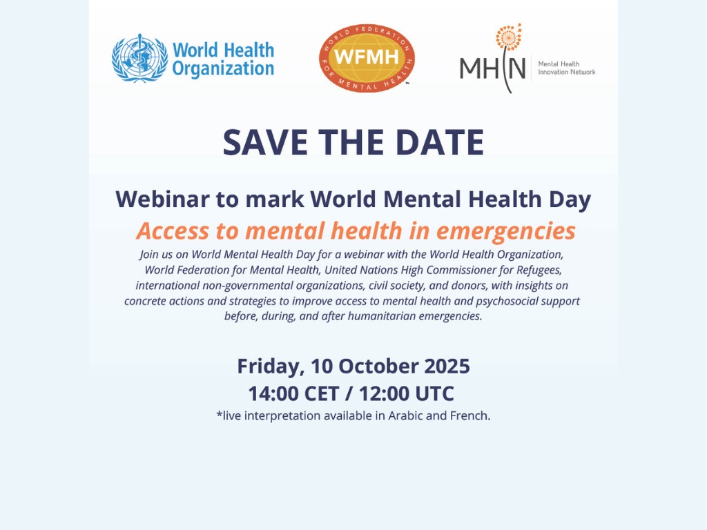 10 ottobre: Giornata Mondiale della Salute Mentale