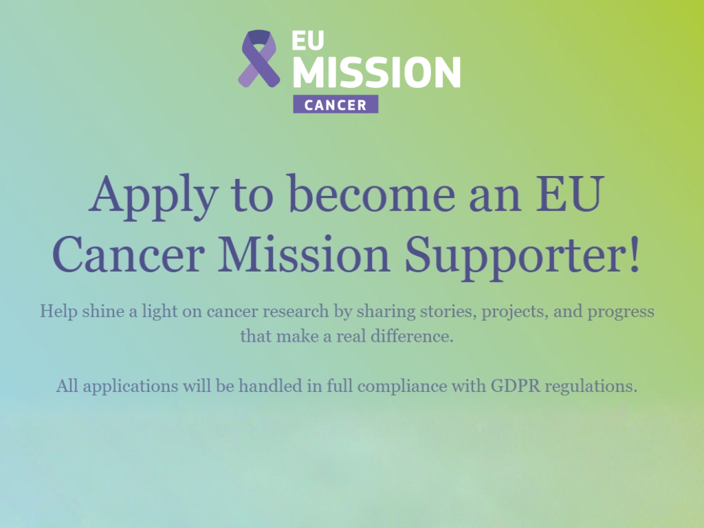 Missione Cancro: aperta la selezione per divenire EU Cancer Mission Ambassador