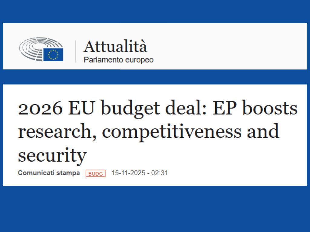 Budget EU 2026: accolte le richieste del Parlamento UE su ricerca e salute