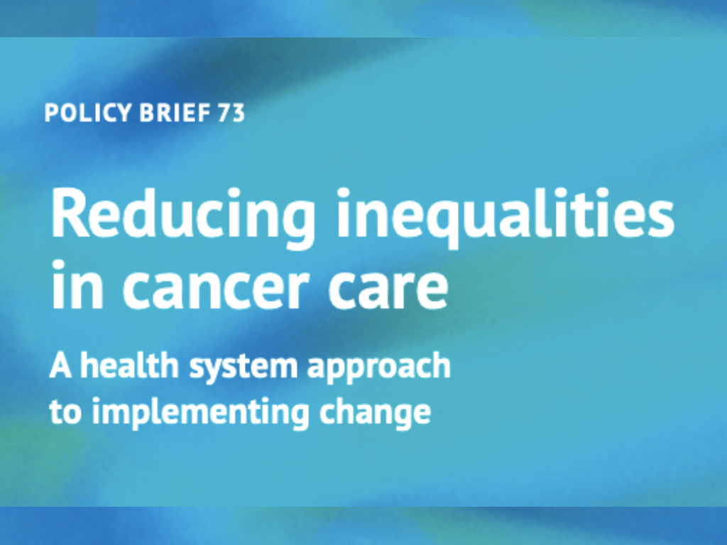 Disuguaglianze nella cura del cancro: la pubblicazione dell’Osservatorio europeo