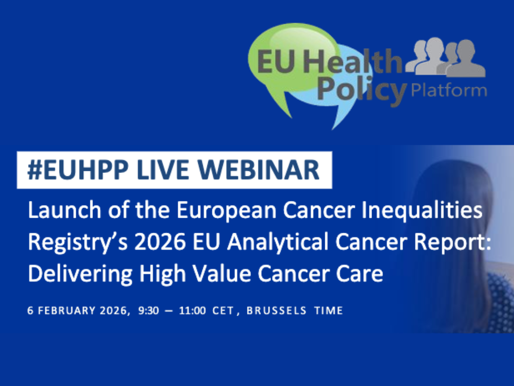 Webinar sul Registro europeo delle disuguaglianze tumorali