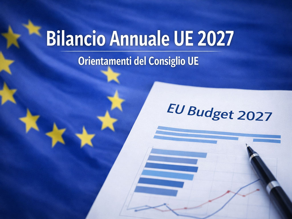 Bilancio annuale UE 2027: il Consiglio definisce gli orientamenti