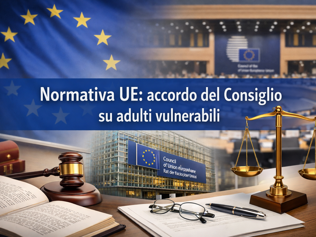 Normativa UE: accordo del Consiglio su adulti vulnerabili