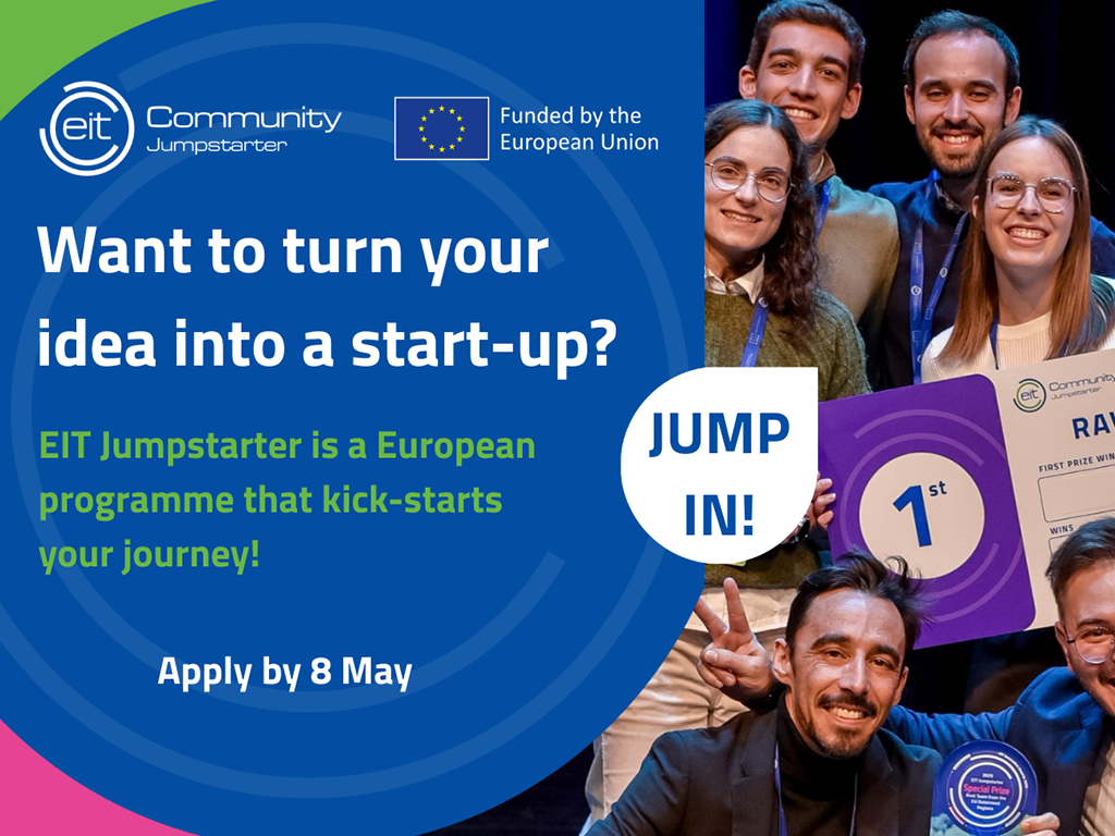 Aperte le candidature per il programma EIT Jumpstarter 2026