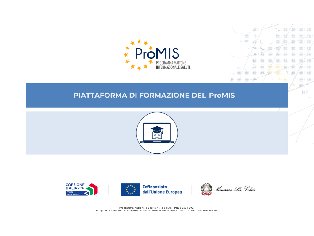 LANCIATA LA NUOVA PIATTAFORMA DI FORMAZIONE DEL ProMIS!