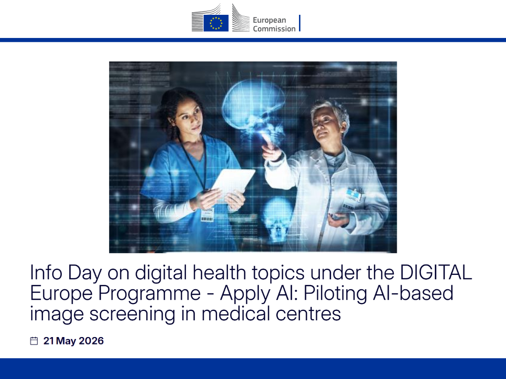 DIGITAL Europe Info Day: AI e screening medico