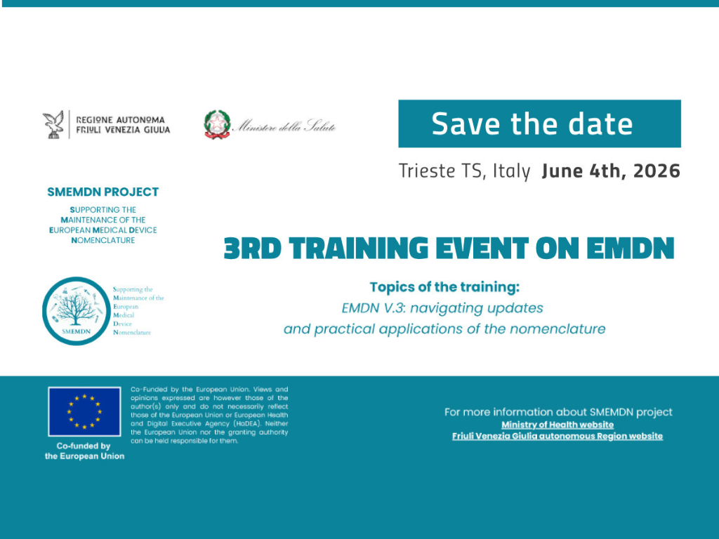 MdS: evento formativo sulla Nomenclatura Europea dei Dispositivi Medici