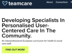 Il progetto TEAMCARE per lo sviluppo di un curriculum europeo sulla formazione interprofessionale nei team di cura integrata in ambito sanitario e sociale condivide i suoi canali social.