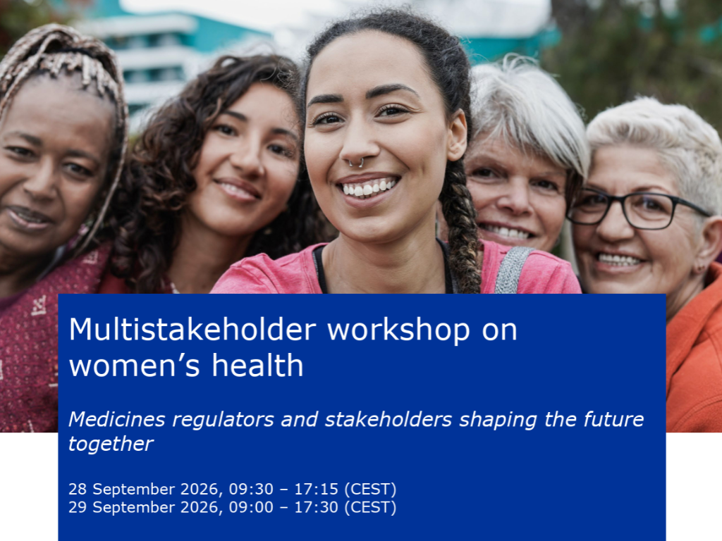 Salute delle donne: 28 e 29 settembre workshop EMA sulle esigenze femminili