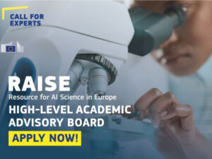 RAISE: lanciato il bando per espertiper entrare a far parte dell'High-Level Academic Advisory Board