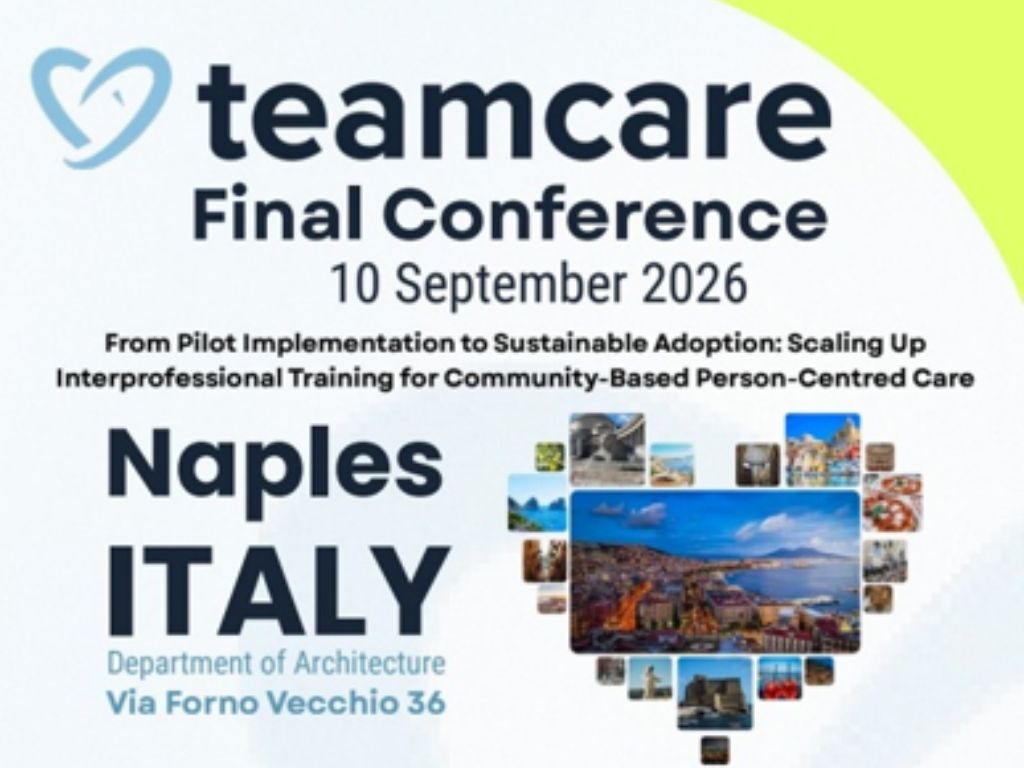Evento finale del progetto TEAMCARE: la roadmap per la sostenibilità del curriculum europeo e la replicabilità dei risultati