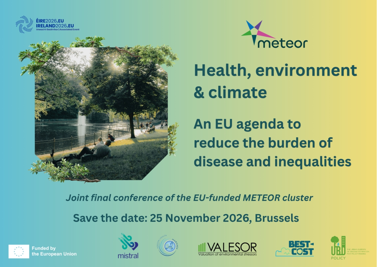 Il 25 novembre a Bruxelles la conferenza METEOR presenta le evidenze scientifiche sul legame tra salute e ambiente e propone un'agenda UE 2030.